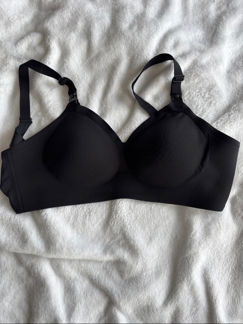 Everyday Comfort Black Maternity/Nursing Bra